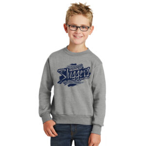 Sluggers Softball  Youth Crewneck Sweatshirt – AthleticHeather