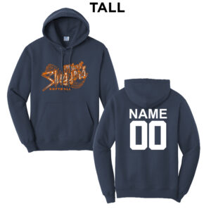 Sluggers Softball TALL Classic Pullover Hooded Sweatshirt – Navy