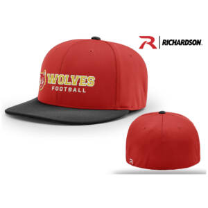 Marion Football Richardson ProModel Pulse FlexFit Cap Combo – Red/Black