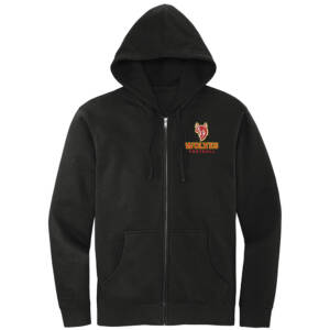 Marion Football District Unisex V.I.T. Fleece Full Zip Hoodie – Black
