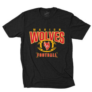 Marion Football Unisex Premium Short Sleeve Tee-Black