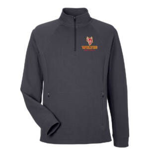 Marion Football North End Men’s Rhythm Waffle Quarter Zip Pullover – Carbon