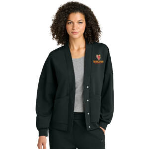 Marion Football OGIO Women’s Transcend Cardigan w/hidden snaps – Blacktop