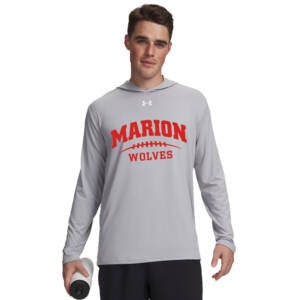 Marion Football Under Armour Mens Team Vanish Performance Hoodie – ModGray