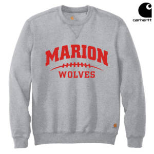 Marion Football Carhartt Unisex Midweight Crewneck Sweatshirt – HeatherGrey