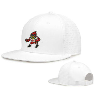 Maquoketa FB The Game Perforated GameChanger Snapback Cap-White