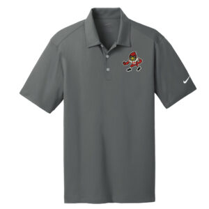 Maquoketa FB Nike Golf Dri-Fit Vertical Mesh Polo Men-Anthracite
