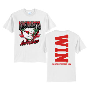 Maquoketa FB Unisex Short Sleeve Tee-White