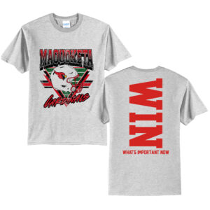 Maquoketa FB Unisex Short Sleeve Tee-Ash