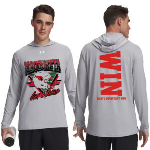Maquoketa FB Under Armour Mens Team Vanish Performance Hoodie – ModGray