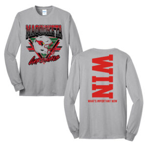 Maquoketa FB Unisex Long Sleeve Core Blend T Shirt -Ash