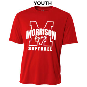Morrison Fury YOUTH Cooling Performance Tshirt-Scarlet