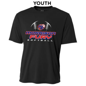 Morrison Fury YOUTH Cooling Performance Tshirt-Black
