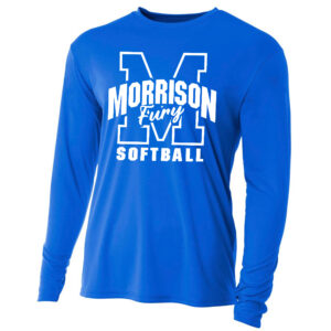 Morrison Fury Adult Cooling Performance long sleeve Crew Tee-Royal