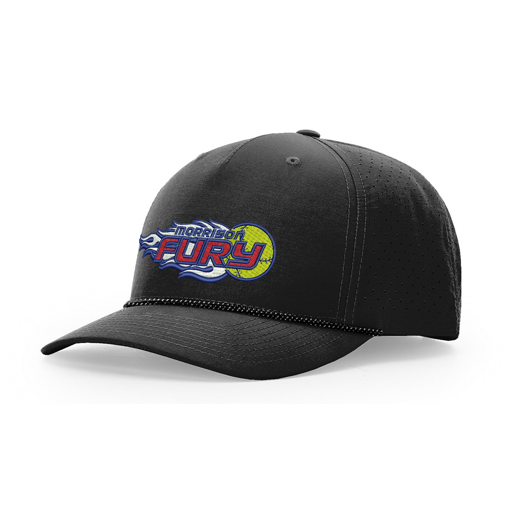 Morrison Fury Richardson Laser PERF Performance Rope Cap-Black