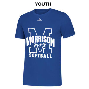 Morrison Fury Adidas Youth Amplifier Short Sleeve Tee-Collegiate Royal