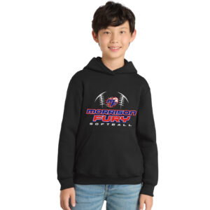 Morrison Fury YOUTH Fleece Hooded Sweatshirt-Black