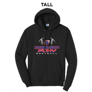 Morrison Fury Tall Fleece Hooded Sweatshirt-Black