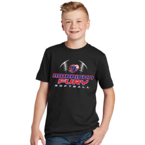 Morrison Fury Youth Premium Short Sleeve Tee-Black