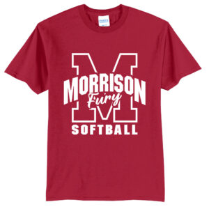 Morrison Fury Unisex Short Sleeve Tee-Red