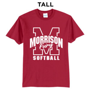 Morrison Fury Tall Short Sleeve Tee-Red