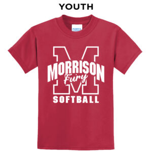 Morrison Fury Youth Short Sleeve Tee-Red