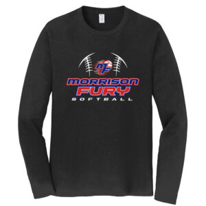 Morrison Fury Unisex Cotton Long Sleeve Fan Favorite Tee-Black