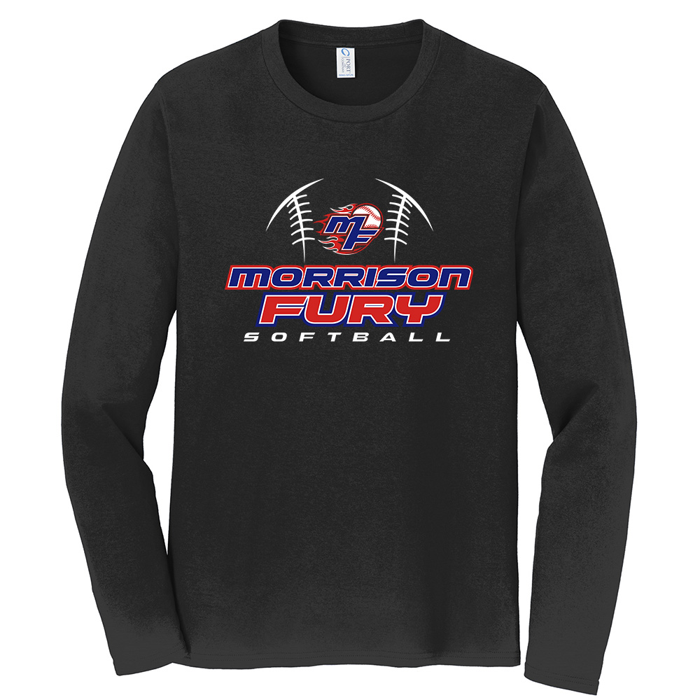 Morrison Fury Unisex Cotton Long Sleeve Fan Favorite Tee-Black