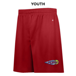 Morrison Fury Badger B-Core YOUTH 6 Inch Short-Red