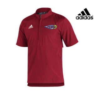 Morrison Fury Adidas Sideline 21 woven Light Weight short sleeve 1/4 zip pullover- Power Red (xl, 4x)