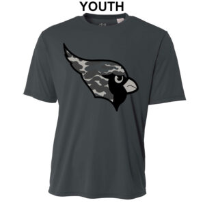Maq JR Football YOUTH Cooling Performance Tshirt-Graphite