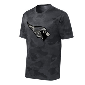 Maq JR Football Sport-Tek CamoHex Tee-Iron Grey