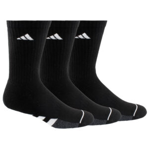 Maq JR Football Adidas Cushioned II CREW  3- Pack – BLACK