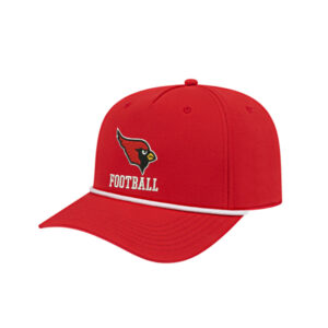 Maq JR Football ICON performance rope golf cap-Red/White