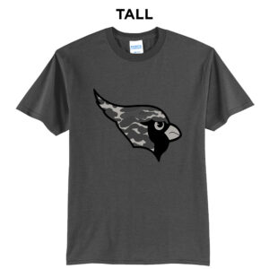 Maq JR Football Tall Short Sleeve Tee-Charcoal