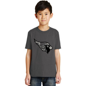 Maq JR Football Youth Short Sleeve Tee-Charcoal