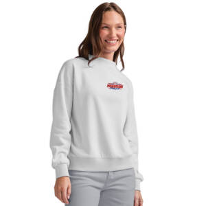 Morrison Volleyball Charles River Women’s Willow Mock-Neck Sweatshirt-White