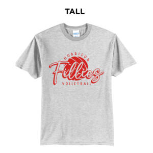 Morrison Volleyball Tall Short Sleeve Tee-Ash