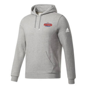 Morrison Volleyball Adidas Unisex Fleece Hooded Sweatshirt- MedGrey Heather