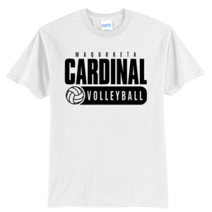 Maquoketa Volleyball Unisex Short Sleeve T Shirt – White