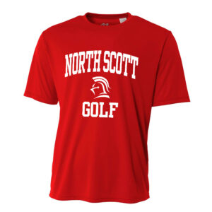 NS Golf Adult Cooling Performance Tshirt -Red