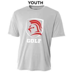 NS Golf YOUTH Cooling Performance Tshirt-Silver