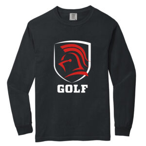 NS Golf Comfort Colors Unisex Heavyweight Ringspun Long Sleeve Tee-Black
