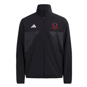Oregon Golf Adidas House of TIRO Woven full zip top- black