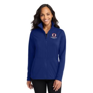 Oregon Golf Port Authority Ladies Accord Stretch Fleece Full Zip – Royal