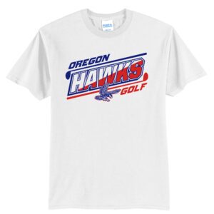 Oregon Golf Unisex Short Sleeve T Shirt – White