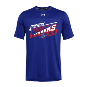Oregon Golf Under Armour Knockout Team Short sleeve performance T- ROYAL