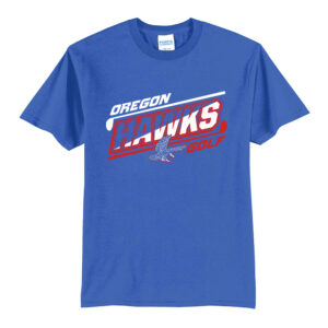 Oregon Golf Unisex Short Sleeve Tee – royal