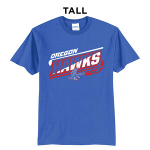 Oregon Golf  Tall Core Blend short Sleeve T Shirts – royal