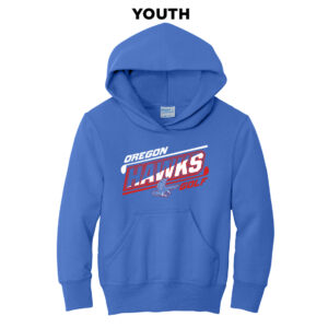 Oregon Golf  Youth Hooded Sweatshirt – royal